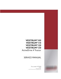 Manuel d'entretien PDF du tracteur Case Vestrum 100, 110, 120, 130 ActiveDrive 4 (91734350)