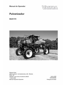 Manuel de l'opérateur PDF du pulvérisateur automoteur Valtra BS2517H PT - Valtra manuels - VALTRA-ACW4664890