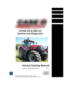 Manual de treinamento de serviço em PDF para tratores Case Optum 270 CVT e 300 CVT (STM OPTUM/T7 HD CVT)