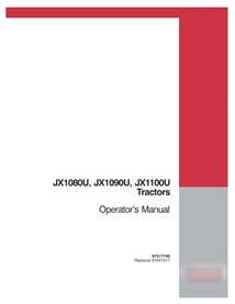 Case JX1080U, JX1090U, JX1100U tractor pdf operator's manual  (87517749)