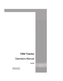 Manuel d'utilisation du tracteur Case 1294 (9-9741) au format PDF
