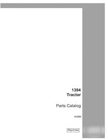 Catálogo de piezas del tractor Case 1394 (PDF) (8-2203)