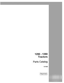 Catálogo de peças em PDF para tratores Case 1290 e 1390 (8-1542)