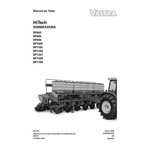 Valtra BP603, BP804, BP905, BP1005, BP1106, BP1206, BP1307, BP1508, BP1709 planter pdf workshop service manual ES - Valtra ma...