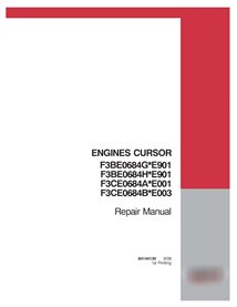Case Cursor F3BE0684x series engine pdf service manual  (84144130)