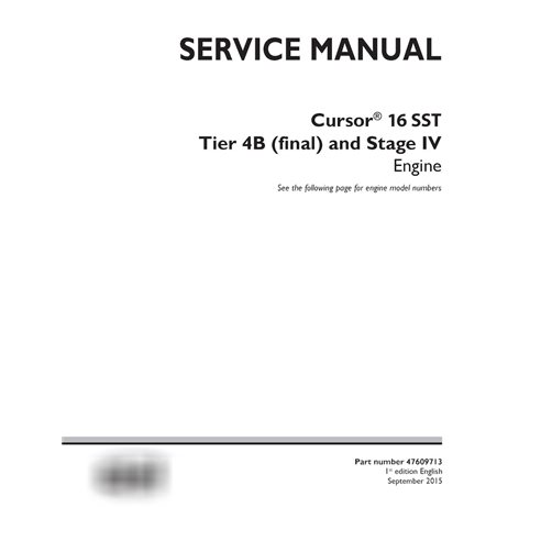 Manual de servicio del motor Case Cursor 16 SST - serie F3JFE613x (PDF, 47609713)