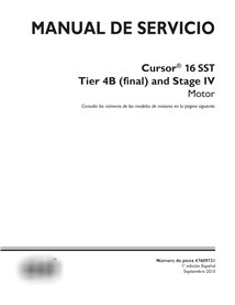 Manuel d'entretien PDF du moteur Case Cursor 16 SST - série F3JFE613x ES (47609721)