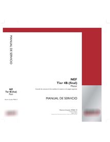 Case CNH NEF F4DFE, F4HFE series Tier 4B (final) and Stage IV engine pdf service manual ES (47606110)