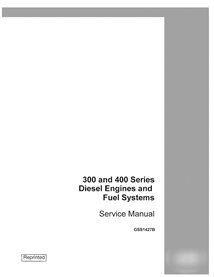Manuel d'entretien PDF des moteurs diesel Case séries 300 et 400 (GSS1427B)