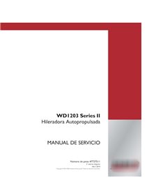 Manual de serviço em PDF da enfardadeira Case WD1203 Série II ES (47727511)