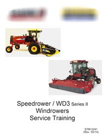 Manual de capacitación de servicio en formato PDF de la segadora hileradora Case WD1203 Serie II (STM 5241)