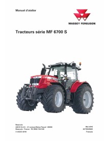 Massey Ferguson MF 6712 S, 6713 S, 6714 S, 6715 S, 6716 S, 6718 S tracteur manuel de service atelier pdf FR - Massey-Ferguson...