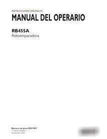 Case RB455A baler pdf operator's manual ES (90437607)