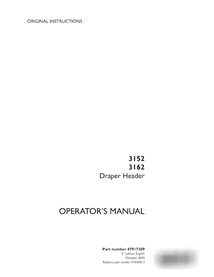 Manual del operador del cabezal de corte Case 3152 y 3162 (PDF, 47917309)