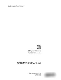 Caso 3152, 3162 PIN YHH051300 - Manual del operador del cabezal de cortina (PDF) (48071455)
