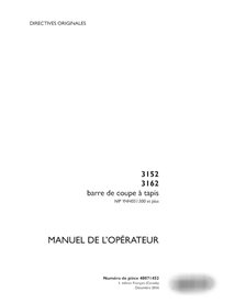Caso 3152, 3162 PIN YHH051300 - Manual del operador del cabezal de cortina (PDF) FR (48071452)