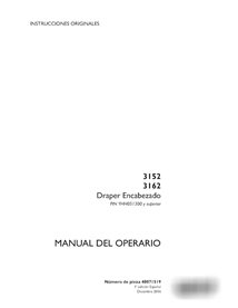 Boîtier 3152, 3162 PIN YHH051300 - Manuel d'utilisation PDF de l'en-tête Draper ES (48071519)