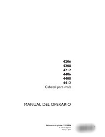 Manual del operador de cabezales de maíz Case 4206, 4208, 4212, 4406, 4408, 4412 (PDF) ES (47429834)