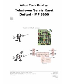 Massey Ferguson MF 5608, 5609, 5610, 5611, 5612, 5613 tractor pdf libro de servicio técnico TR - Massey Ferguson manuales - M...