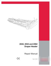 Manuel d'entretien PDF de l'en-tête Draper Case 2042, 2052, 2062 (6-14912)