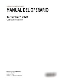 Manual del operador del cabezal de barrena Case TerraFlex 3020 (PDF) ES (90436114)