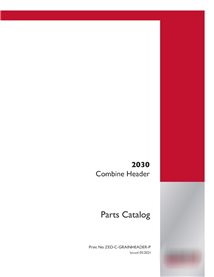 Case 2030  PIN x8246001- header pdf parts catalog  (ZED-C-GRAINHEADER)