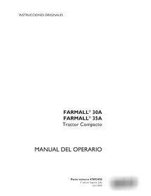 Manuel d'utilisation PDF du tracteur compact Case Farmall 30A, 35A (47893450)