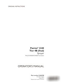 Case Patriot 3240 PIN JFGY00000KT048669- sprayer pdf operator's manual  (51664708)