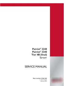 Case Patriot 3240, 3340 sprayer pdf service manual  (47661569)