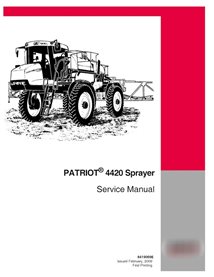 Catálogo de peças em PDF do pulverizador Case Patriot 4420 (84190696)
