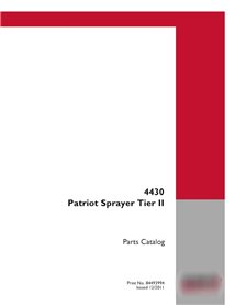 Catálogo de piezas en PDF del pulverizador Case Patriot 4430 Tier 2 (84493994)