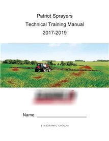 Catalogue de pièces détachées pour pulvérisateurs Case Patriot 3340, 4430, 4440 (STM5306)