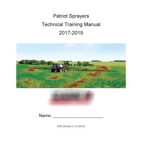 Catálogo de piezas en PDF de los pulverizadores Case Patriot 3340, 4430 y 4440 (STM5306)