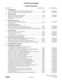 Manual de servicio en PDF de la excavadora Case CX290 (DE) (9-42870)