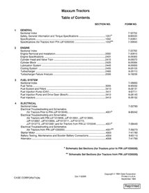 Manual do operador do trator Case Maxxum 5130, 5140, 5220, 5230, 5240, 5250 em PDF (7-32847)