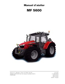 Massey Ferguson MF 5608, 5609, 5610, 5611, 5612, 5613 tractor pdf taller manual de servicio FR - Massey Ferguson manuales - M...