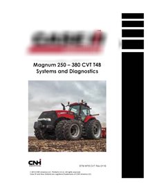 Case Magnum 250-380, New Holland T8.320-T8.435 CVT tractor pdf service training manual  (STM MT8 CVT)