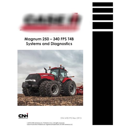 Case Magnum 250-340, New Holland T8.320-T8.410 PST tractor pdf service training manual  (STM MT8 CVT)