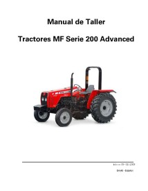 Massey Ferguson MF 250X, 265, 275, 283, 290, 292, 297, 299 trator pdf manual de serviço de oficina ES - Massey Ferguson manua...