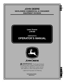 JD-OMM152797 John Deere LTR180 compact utility tractor operator's manual (OMM152797)
