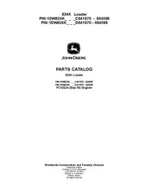 JD-PC10224 Catálogo de repuestos para la cargadora de ruedas John Deere 824K (PC10224)