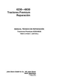 TM8010 John Deere 6230, 6330, 6430, 6530, 6630 Premium tractor repair technical manual ES (TM8010)