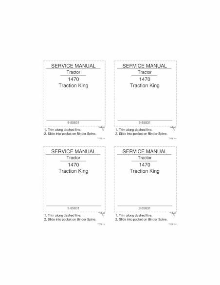 CASE-9-85831R0 Case IH 1470 Traction King tractor pdf service manual