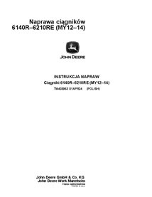 TM403953 Manual técnico de reparación del tractor John Deere 6140R - 6210R MY12-14 PL (TM403953)