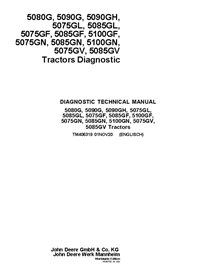 TM406319 Manual técnico de diagnóstico para tractores John Deere 5075G, 5080G, 5085G, 5090G, 5100G - Serie 5G (TM406319)