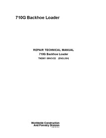 TM2061 John Deere 710G backhoe loader repair technical manual (TM2061)