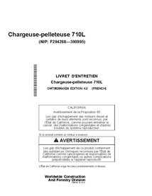 OMT362654X28 Manuel d'utilisation de la chargeuse-pelleteuse John Deere 710L PIN F294268-390995 FR (OMT362654X28)