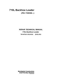 TM14479X19 Manual técnico de reparo da retroescavadeira John Deere 710L PIN F390996 (TM14479X19)