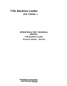 TM14478X19 Manual técnico de operación y prueba de la retroexcavadora John Deere 710L PIN F390996 (TM14478X19)
