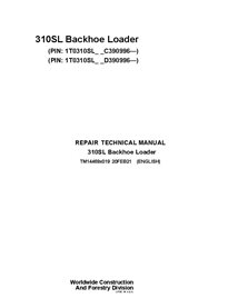 TM14469X019 Manual técnico de reparo da retroescavadeira John Deere 310SL PIN C_D390996 (TM14469X019)